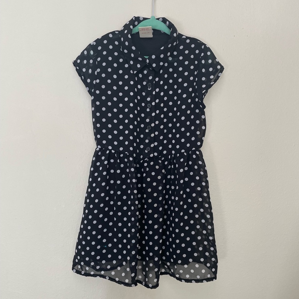 Faded Glory Polkadot Dress 4/5